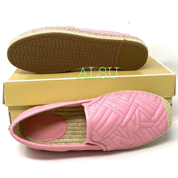 Michael Kors Hastings Espadrille Slip On Napa Pink - Picture 7 of 11